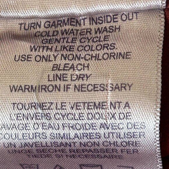 NYDJ Legging Jeans Womens Size 4 Rust Red Lift Tuck Technology Pockets Jeggings - Picture 9 of 16